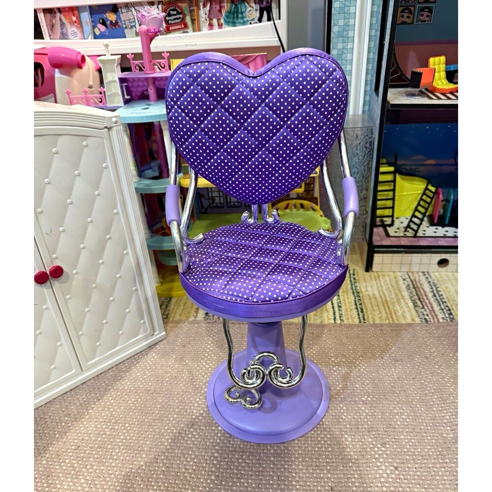 Our Generation Sitting Pretty Salon Chair Battat Toys Swivel Chair